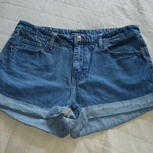 Wild Fable Blue Jean Shorts HAPPY Sz 14W